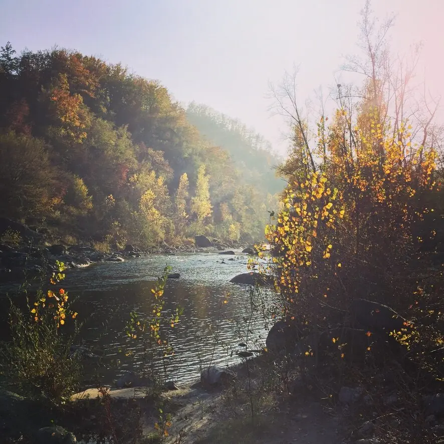 Scorcio del fiume Enza