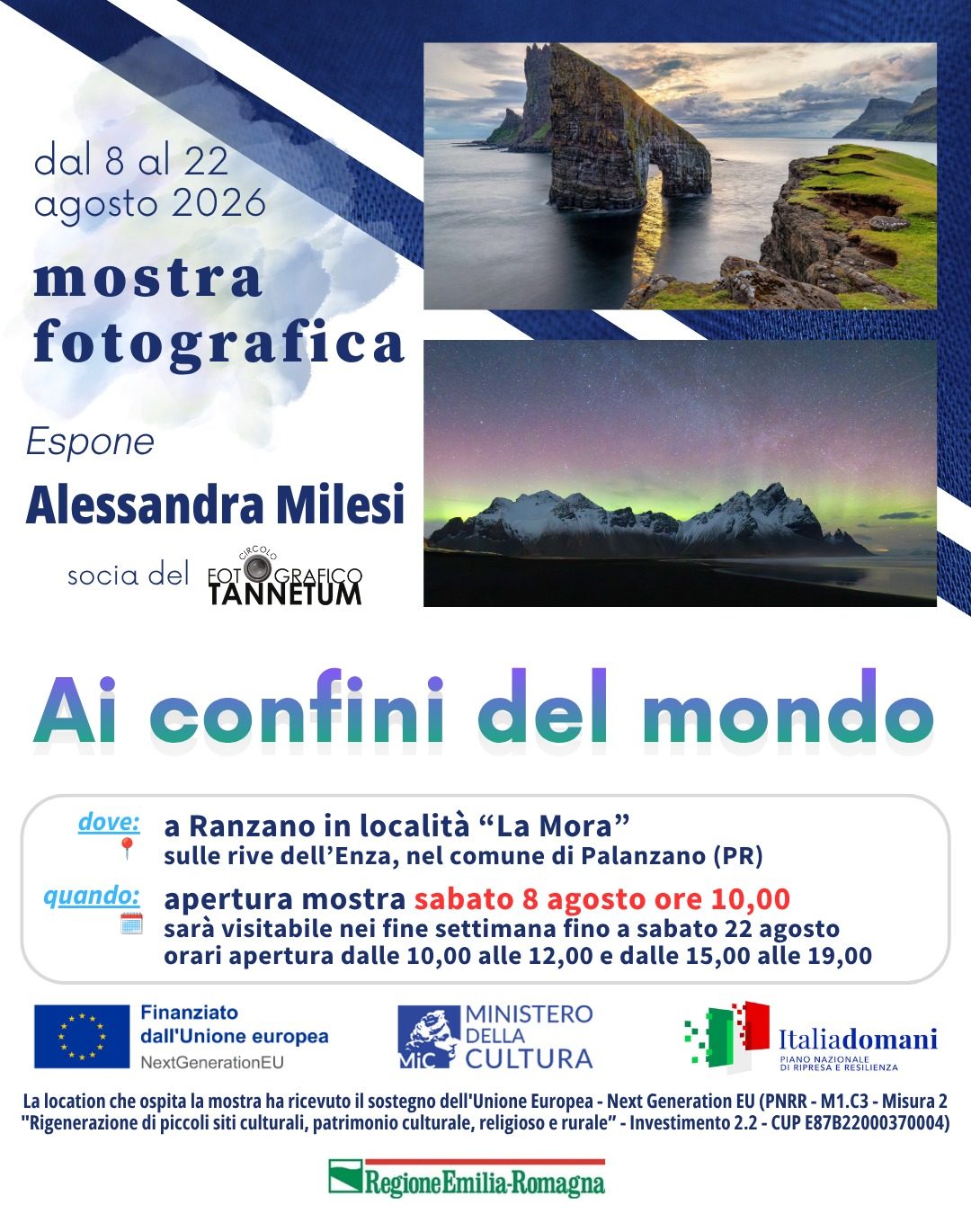 Ai confini del mondo  Mostra fotografica di Alessandra Milesi